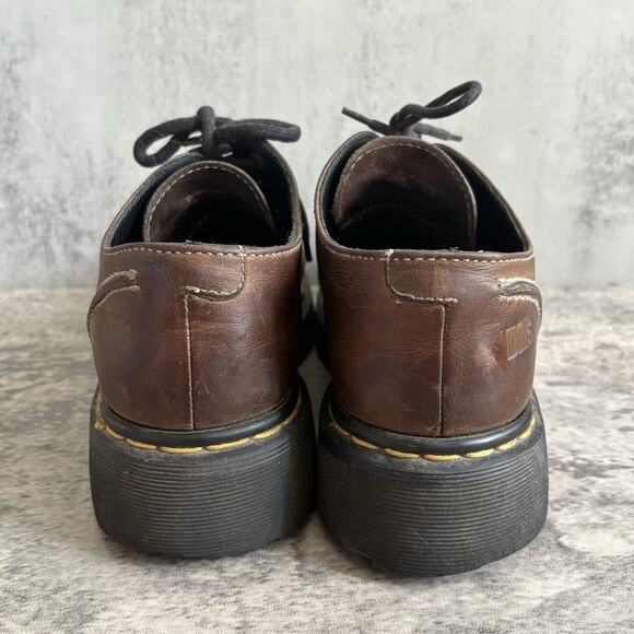 Vintage Dr. Martens Made In England #9302 Shoes Mens Size 8 Brown Leather Boots main image 5